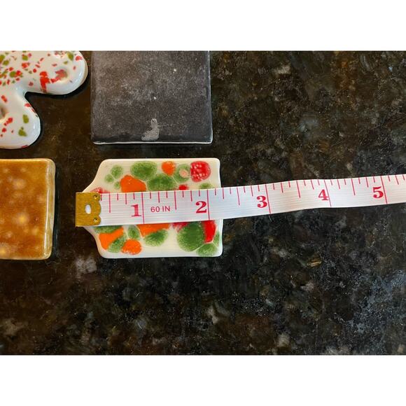 LOT OF 30 + VINTAGE GLAZED TILE SAMPLES MIXED TRAVERTINE MULTICOLOR PATTERN - Picture 7 of 10